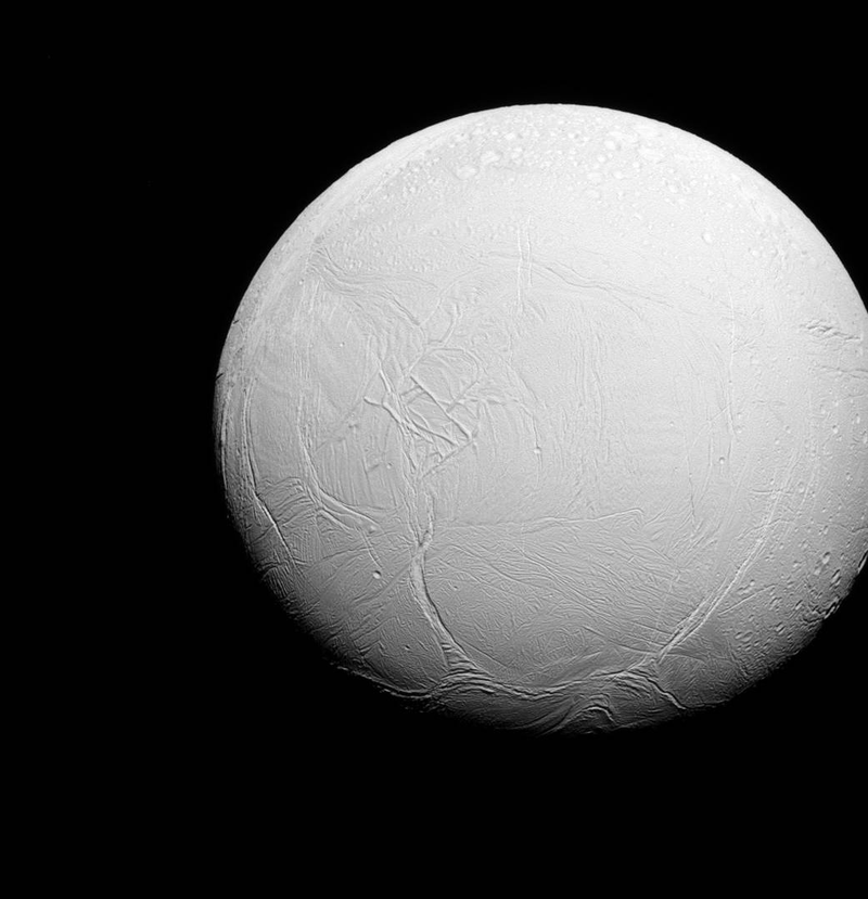 Illustration for article titled Space Probe to Dive Through Geysers Erupting from Saturn's Icy Moon Enceladus